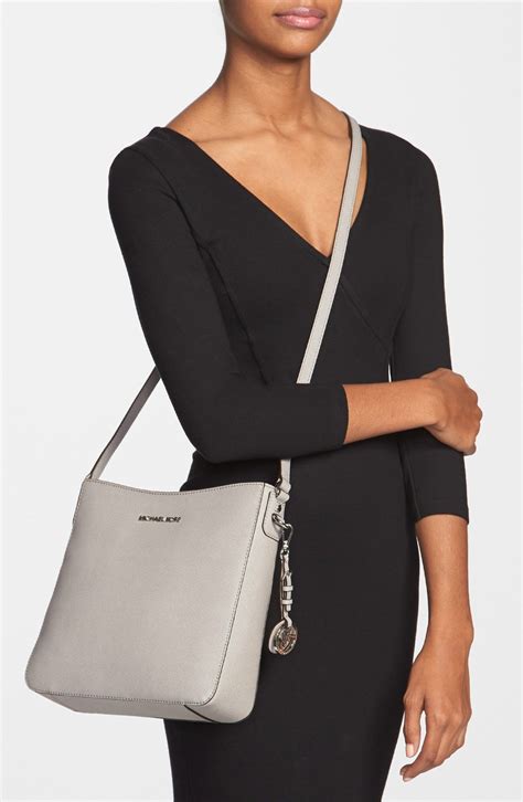 light gray michael kors bag|Michael Kors grey crossbody.